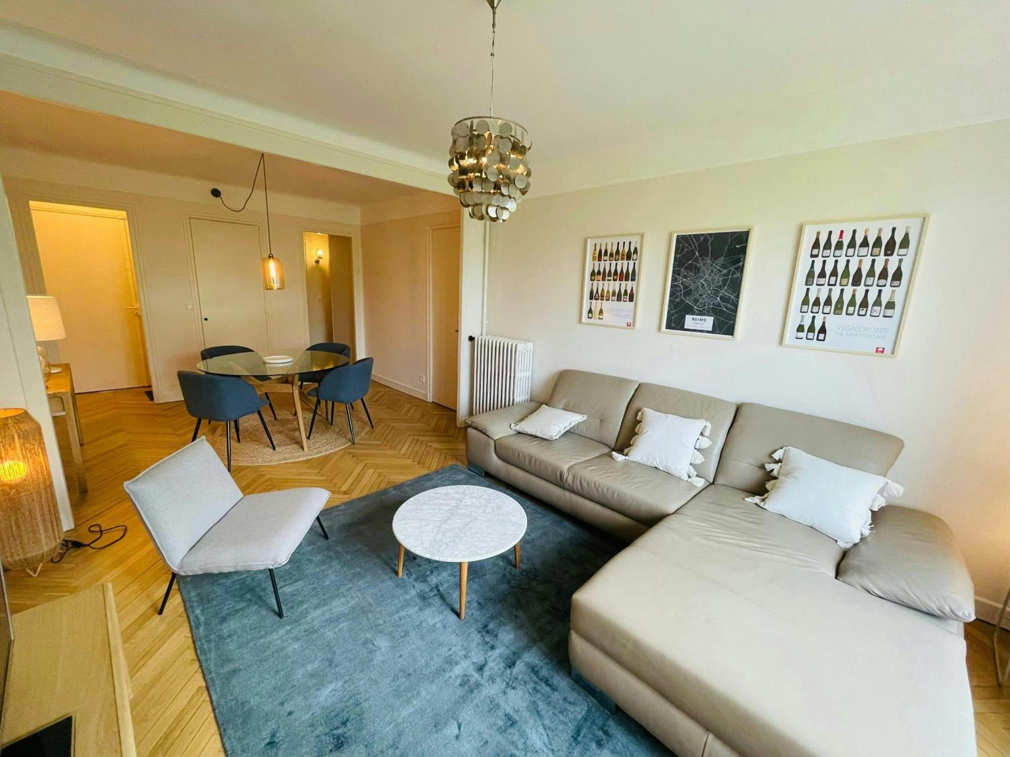Apartamento Lappart Den Face Hyper-centreprestigieux Reims